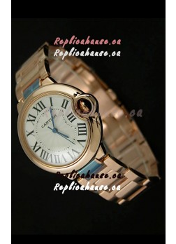 Ballon De Bleu Cartier Pink Gold Swiss Watch