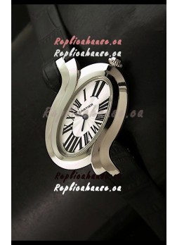 Delices De cartier Japanese Watch in Black Strap