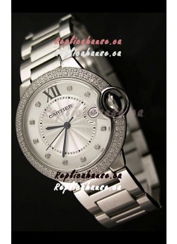 Balon Bleu de Cartier Mens Japanese Watch in Steel