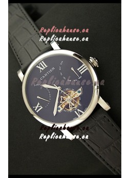 Cartier Calibre de Swiss Tourbillon Steel Watch