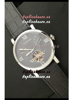 Cartier Calibre de Swiss Tourbillon Grey Watch