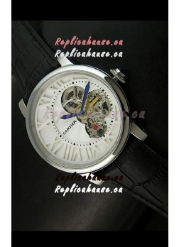 Rotonde De Cartier Cadran Love Japanese Replica Watch - Stainless Steel Case