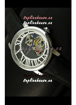 Rotonde De Cartier Cadran Love Japanese Replica Watch - Stainless Steel Case
