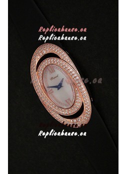Chopard Xtravagza Swiss Replica Watch in Black Strap
