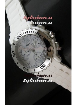 Chopard Happy Sport Swiss Replica Watch in White Dial