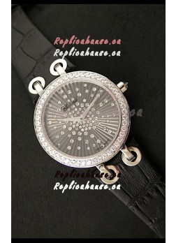 Chopard Xtravaganza Ladies Ladies Japanese Replica Watch in Black Dial