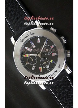 Corum Admiral's Cup Japanese Replica Watch in Black Dial