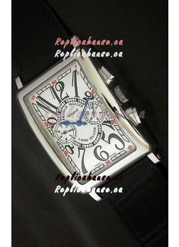 Franck Muller Long Island Japanese Replica Watch in White Dial
