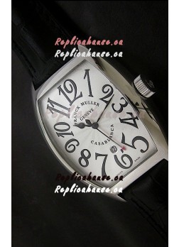 Franck Muller Casa Blanca Japanese Replica Watch in White Dial