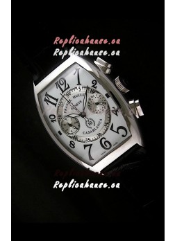 Franck Muller Casa Blanca Japanese Replica Watch in White Dial