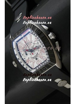 Franck Muller SingaporeGP Series 2009 Japanese Replica Watch in White Dial