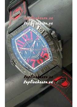 Franck Muller SingaporeGP Series 2009 Japanese Replica Watch in Blue Dial