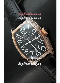 Franck Muller Casa Blanc Japanese Replica Watcha in Black Dial