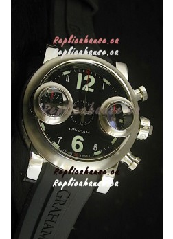 Graham Chronograph Swordfish Swiss Replica Watch in Black Dial