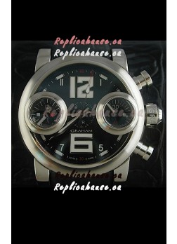 Graham Chronograph Swordfish Swiss Replica Watch in Black Dial