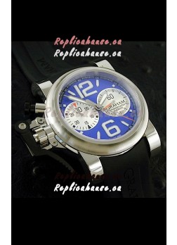 Graham Chronofighter Oversize Swiss Replica Watch in Black Dial