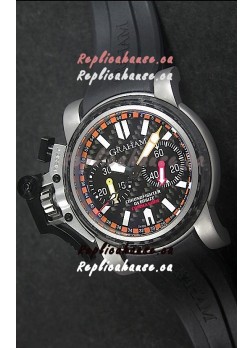Graham Chronofighter Commander Swiss Replica Watch in Black Dial