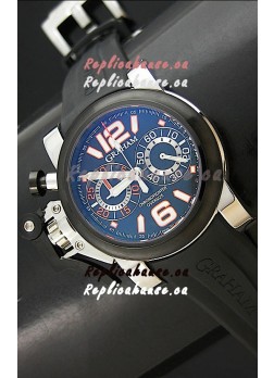Graham Chronofighter Swiss Replica Watch in Blue Dial