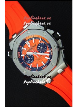 Audemars Piguet Royal Oak Offshore Diver Chronograph Swiss Quartz Replica Watch in Orange