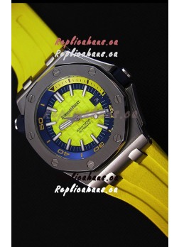 Audemars Piguet Royal Oak Offshore Diver Japanese Automatic Replica Watch in Yellow