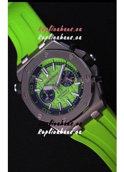 Audemars Piguet Royal Oak Offshore Diver Chronograph Swiss Quartz Replica Watch in Green