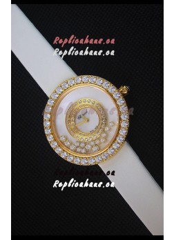 Chopard Happy Dreams 36MM White Strap in White Dial