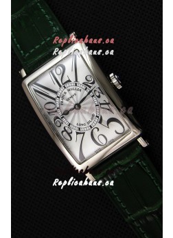 Franck Muller Long Island Ladies Replica Watch in Swiss Quartz Movement Green Strap 
