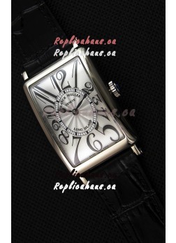 Franck Muller Long Island Ladies Replica Watch in Swiss Quartz Movement Black Strap 