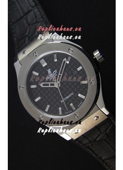 Hublot Classic Fusion Titanium Carbon Dial Swiss Replica Watch - 1:1 Mirror Replica