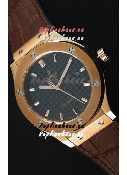Hublot Classic Fusion King Gold Swiss Replica Watch - 1:1 Mirror Replica