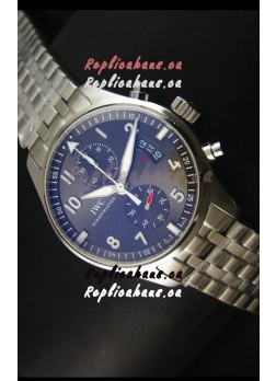 IWC IW387802 Pilot Chronograph 1:1 Mirror Replica with Steel Bracelet