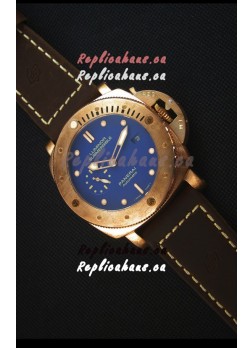 Panerai PAM617T Bronzo Replica Watch - Updated Ultimate Edition Version - Blue Dial