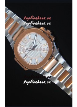Patek Philippe Ladies Nautilus Two Tone Rose Gold Watch 36MM 