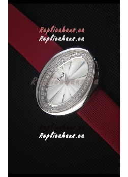 Piaget Limelight Magic Hour Swiss Quartz Steel Case in Red Strap