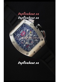 Richard Mille RM011 Japanese Replica Watch in Stainless Steel Case