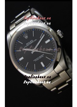 Rolex Oyster Perpetual Cal.3132 Movement Swiss Black Dial Oyster Strap - Ultimate 904L Steel Watch 