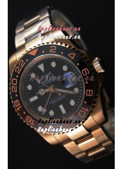 Rolex GMT Masters II 126715CHNR Everose Gold Swiss Replica 1:1 Mirror Watch