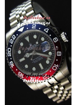 Rolex GMT Masters II 116719BLRO Pepsi Bezel Cal.3186 Movement Swiss Replica - Ultimate 904L Steel Watch 