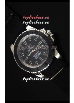 Rolex Submariner Stealth MK IV Stainless Steel Swiss Replica Watch Black Hour Markers