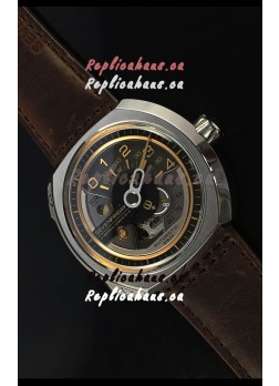 SevenFriday V02-01 Miyota 82S7 Movement 1:1 Edition Gold/Brown Dial