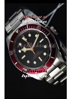 Tudor Heritage Black Bay Red Bezel Swiss Replica Watch 1:1 Ultimate Mirror Replica Edition