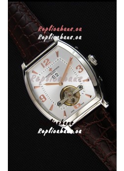 Vacheron Constantin Malte Japanese Tourbillon Replica Watch White Steel Dial