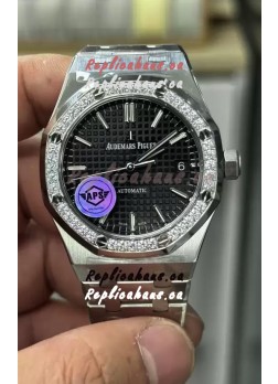 Audemars Piguet Royal Oak 37MM Black Dial Watch in 3120 Movement - 1:1 Mirror Replica