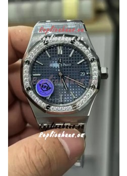 Audemars Piguet Royal Oak 37MM Blue Dial Watch in 3120 Movement - 1:1 Mirror Replica