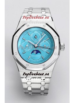 Audemars Piguet Royal Oak Perpetual Calendar Swiss Replica 904L Steel - Tiffany Blue Dial