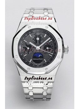 Audemars Piguet Royal Oak Perpetual Calendar Swiss Replica 904L Steel - Grey Dial 
