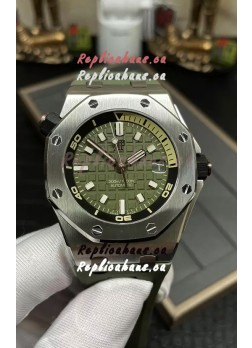 Audemars Piguet Royal Oak 1:1 Ultimate Swiss Replica Watch Green Dial Cal.4308 Movement