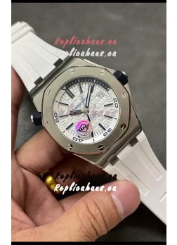 Audemars Piguet Royal Oak 1:1 Ultimate Swiss Replica Watch White Dial Cal.3120 Movement
