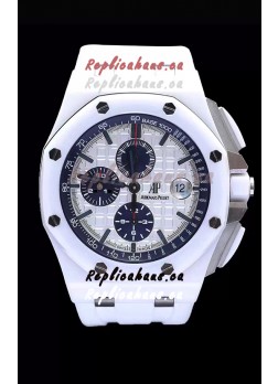 Audemars Piguet Royal Oak Offshore White Ceramic - Ultimate 1:1 3126 Movement