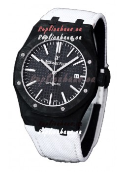 Audemars Piguet Royal Oak Ref.15400 Forged Carbon Casing Watch Black Dial in 1:1 Mirror Replica